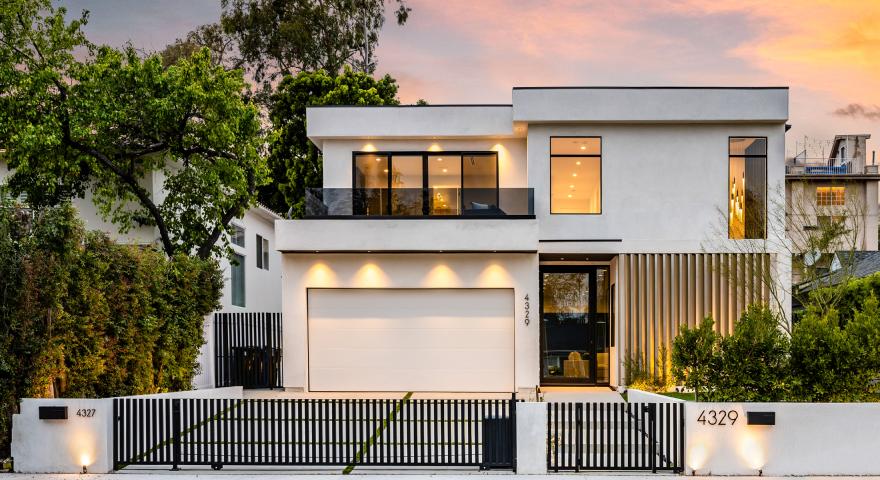 Couple viewing property